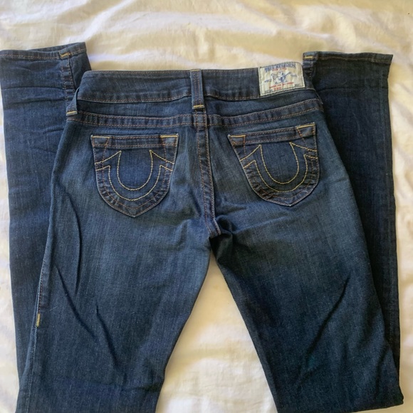 TRUE RELIGION Women’s Low Rise Skinny Jean Size 28 - Picture 3 of 4